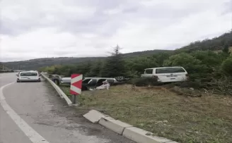 Samsun'daki trafik kazasında 2 kişi yaralandı