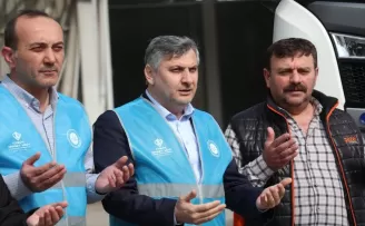 Samsun Havza Müftülüğü personelinden deprem bölgesine 38 ton un yardımı