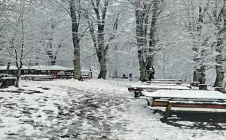 Samsun’un yüksek kesimlerinde kar yağışı etkili oldu