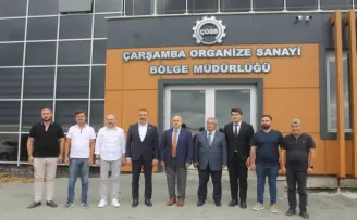 Samsun Valisi Zülkif Dağlı, Çarşamba OSB’de incelemelerde bulundu