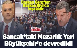 Sancak Mahallesi’ndeki Mezarlık Yeri Büyükşehir’e devredildi