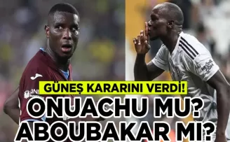 Şenol Güneş Kararını Verdi! Trabzonspor’da Onuachu Mu Aboubakar Mı?