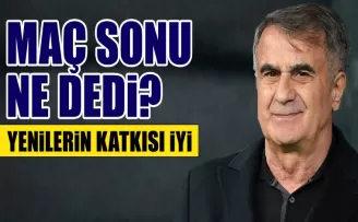 Şenol Güneş’ten Maç Sonu Açıklama