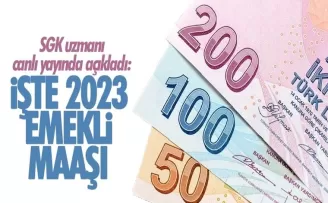 SGK uzmanı canlı yayında açıkladı: İşte 2023 emekli maaşı