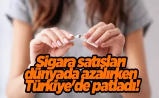 Sigara satışları dünyada azalırken Türkiye’de patladı!
