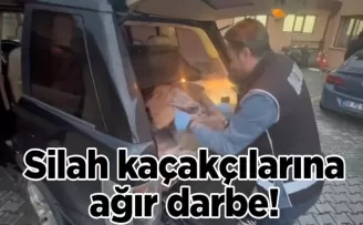 Silah kaçakçılarına ağır darbe!