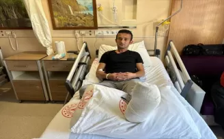 Sinop’ta ayının saldırısına uğrayan kişi ayağından yaralandı