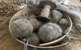 Sinop'ta keten ipi kadınların elinde hediyelik eşyaya dönüşüyor