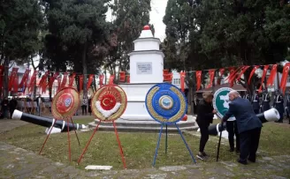 Sinop'ta Rus donanması baskınında şehit düşen askerler anıldı