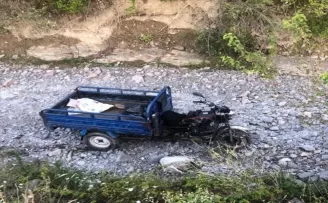 Sinop’ta yeni aldığı motosikletiyle dereye yuvarlanan sürücü öldü