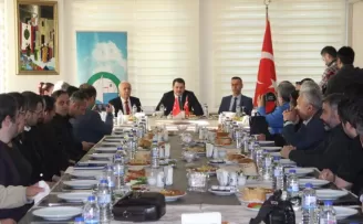 Sinop Vali Yardımcısı Bulat, gazetecilerle bir araya geldi
