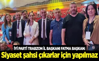 “Siyaset şahsi çıkarlar için yapılmaz”