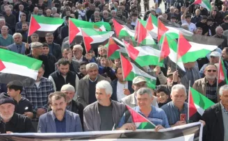 Suluova’da İsrail’in Gazze’ye saldırıları protesto edildi
