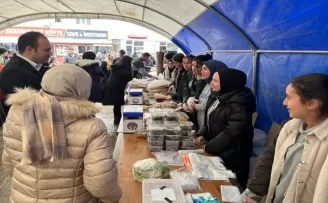 Sulusaray’da depremzedeler yararına kermes düzenlendi