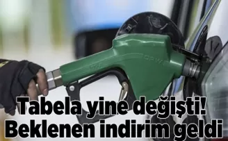 Tabela yine değişti! Beklenen indirim geldi