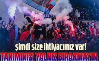 Takımınızı yalnız bırakmayın! 