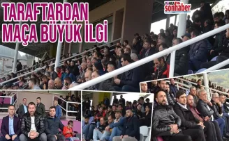 Taraftardan maça büyük ilgi