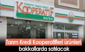 Tarım Kredi Kooperatifleri ürünleri bakkallarda satılacak