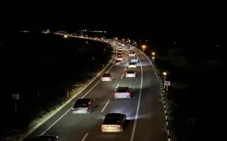 Tatil dönüşü D-100 kara yolunun Karabük kesiminde yoğunluk