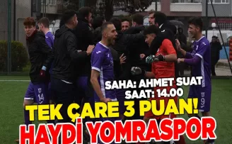TEK ÇARE 3 PUAN... HAYDİ YOMRASPOR