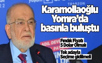 Temel Karamollaoğlu'ndan Yomra'da flaş sözler!