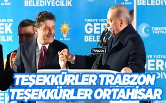 TEŞEKKÜRLER TRABZON TEŞEKKÜRLER ORTAHİSAR
