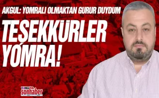 Teşekkürler Yomra