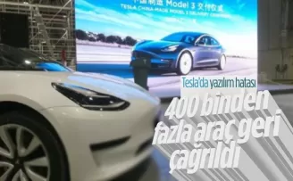 Tesla, Çin'de satılan 400 binden fazla otomobili geri çağırdı