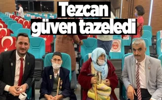 Tezcan güven tazeteledi