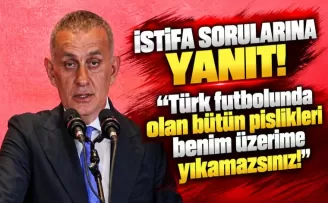 TFF Başkanı Hacıosmanoğlu’ndan istifa sorusuna yanıt geldi