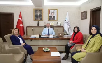 TOGÜ Rektörü Şahin'e PTT'den ziyaret