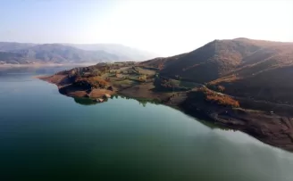 Tokat Almus Baraj Gölü'nde su, yüzde 28,8 seviyesinde bulunuyor