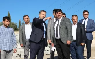 Tokat Belediye Başkanı Eroğlu, mezarlık genişletme çalışmalarını inceledi