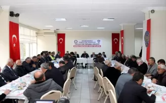 Tokat Emniyet Müdürü Erdoğan mahalle muhtarlarıyla bir ara geldi