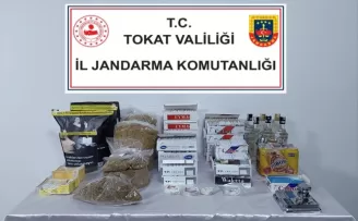 Tokat’ta 5 bin 560 makaron ele geçirildi