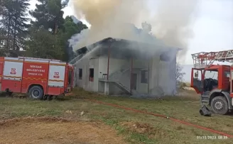 Tokat’ta evde çıkan yangın hasara neden oldu