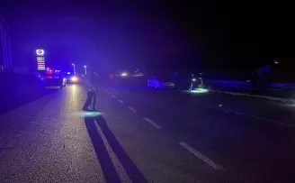 Tokat’ta otomobilin çarpıp kamyonun üzerinden geçtiği kişi öldü