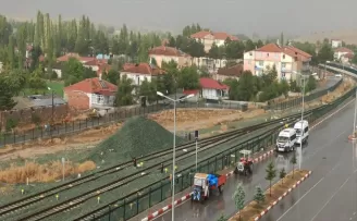 Tokat'ta sağanak etkili oldu