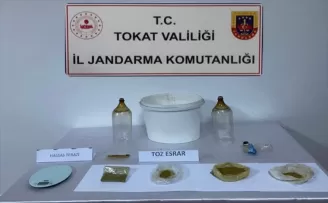 Tokat'ta uyuşturucu operasyonunda 4 şüpheli yakalandı