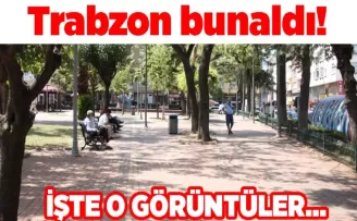 Trabzon bunaldı! İşte o görüntüler…