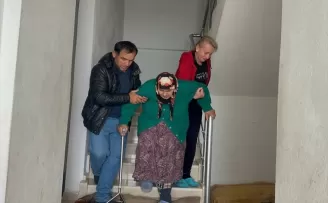 Trabzon’da 101 yaşındaki kadın oy kullandı