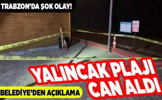 Trabzon'da acı olay! Yalıncak plajında bir kişi hayatını kaybetti