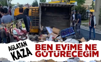 Trabzon'da ağlatan kaza... “Ben evime ne götüreceğim“