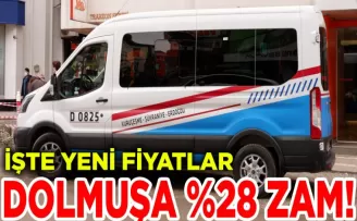 Trabzon’da Dolmuş Ücretlerine Zam! 