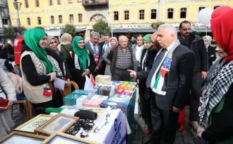 Trabzon’da Filistin’e destek için “Hayır Çarşısı“ kuruldu