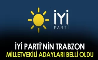 Trabzon’da İyi Parti’nin milletvekili adayları belli oldu (2023)