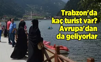 Trabzon’da kaç turist var? Avrupa’dan da geliyorlar
