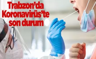 Trabzon’da koronavirüste son durum!