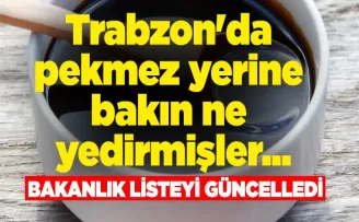 Trabzon’da pekmez yerine bakın ne yedirmişler...