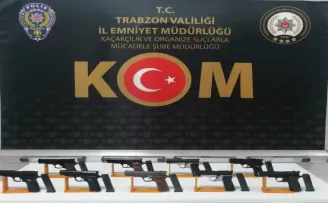 Trabzon’da silah kaçakçılığı operasyonunda 3 kişi yakalandı